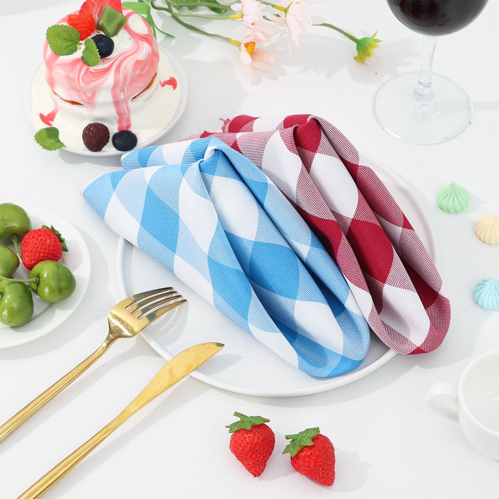 48×48CM ślub kieszonkowe dzieci Tabela dekoracja obiad dekoracje kwadrat Tabela serwetki pled płótno serwetki klasyczny Tabletop serwetka