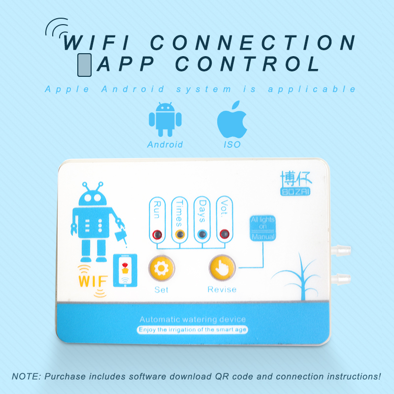 Garden remote control Intelligent watering device Automatic Water Drip irrigation system WIFI connection,Mobile APP control