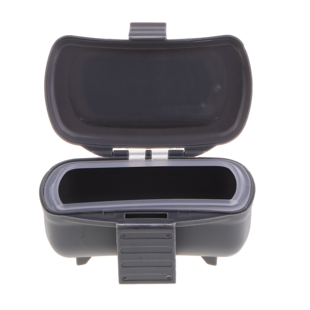 Plastic Fishing Live Baits Lures Box with Secure Latches Worms Earthworm Storage Case Fishing Tackle Boxes for Fisherman