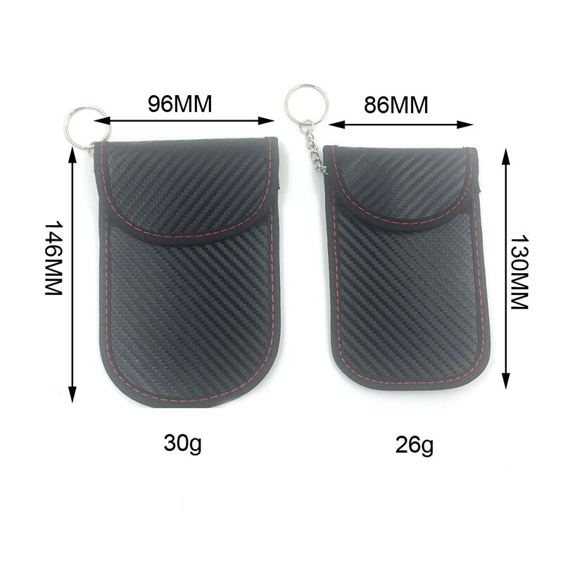 Car Key Signal Blocker Case Faraday Cage Fob Pouch Keyless RFID Blocking Bag