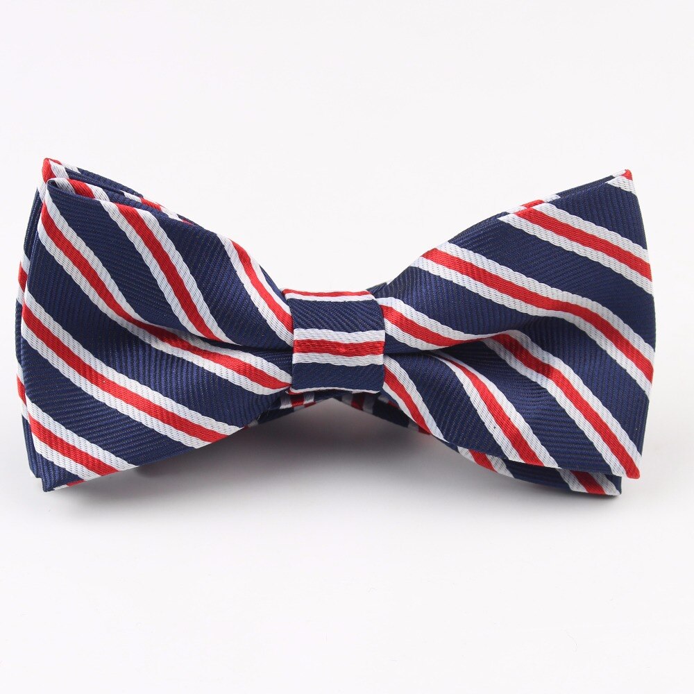 Klassieke Plaid Kinderen Bowtie Polyester Strikjes Baby Kid Kinderen Klassieke Pet Gestreepte Vlinder strikje