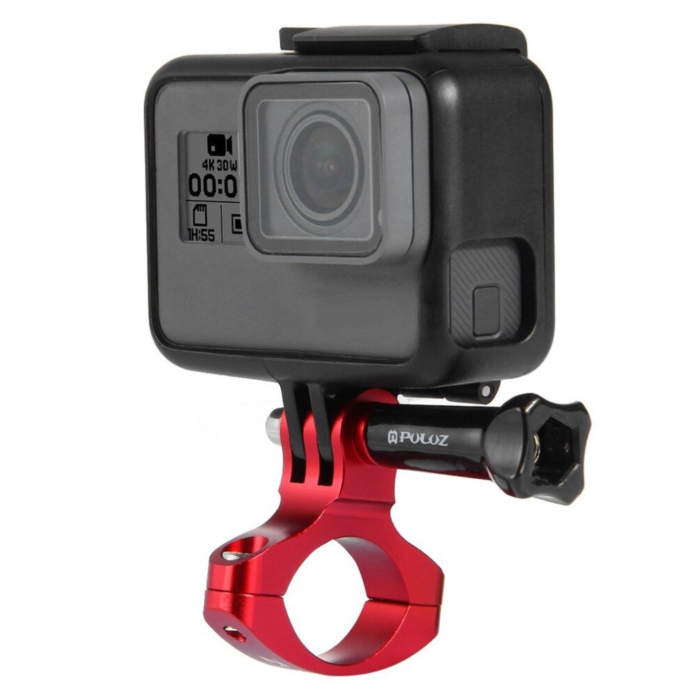 Puluz o form cykelmontering cykelklämhållare actionkamera styrstol sadelstolpe fäste för gopro xiaoyi aluminium