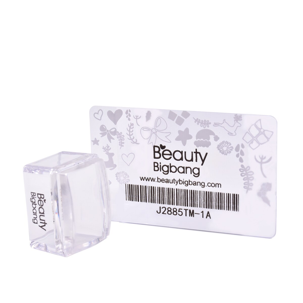 BEAUTYBIGBANG Nail Stamper For Stamping Plate Clear Jelly Silicone Stamper Pattern Transfer Template Manicure Tool With Scraper: Default Title