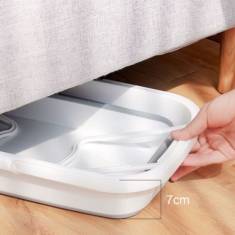 Portable Folding Mop Bucket Foldable Basin Clean Bucket Accessories Bathroom Tourism Folding Silicone Bucket Fishing Car Wash