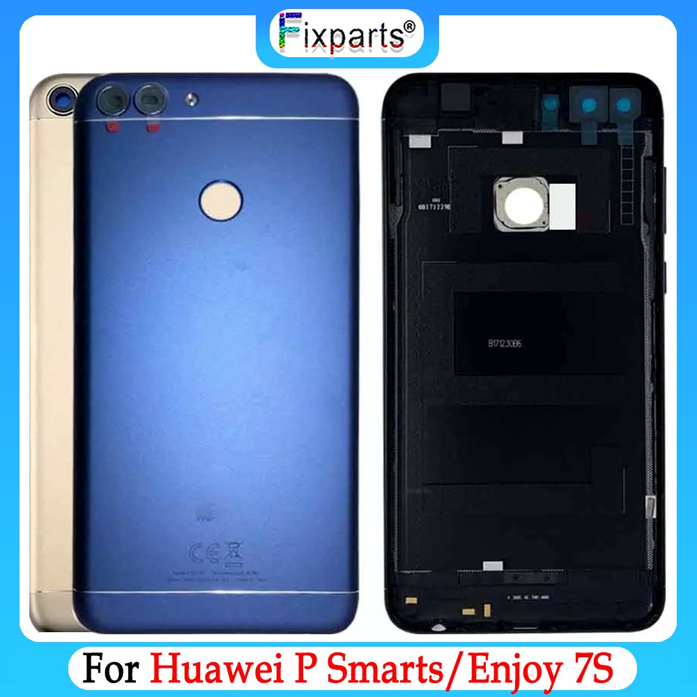 Coque arrière pour Huawei P Smart, étui de remplacement pour batterie Enjoy 7S, FIG-LX1