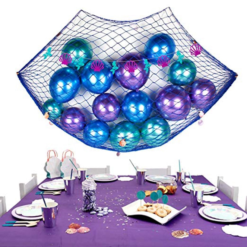 Fondo de decoración con temática de boda, playa, Pirata, Océano, sirena, de cumpleaños, baby shower