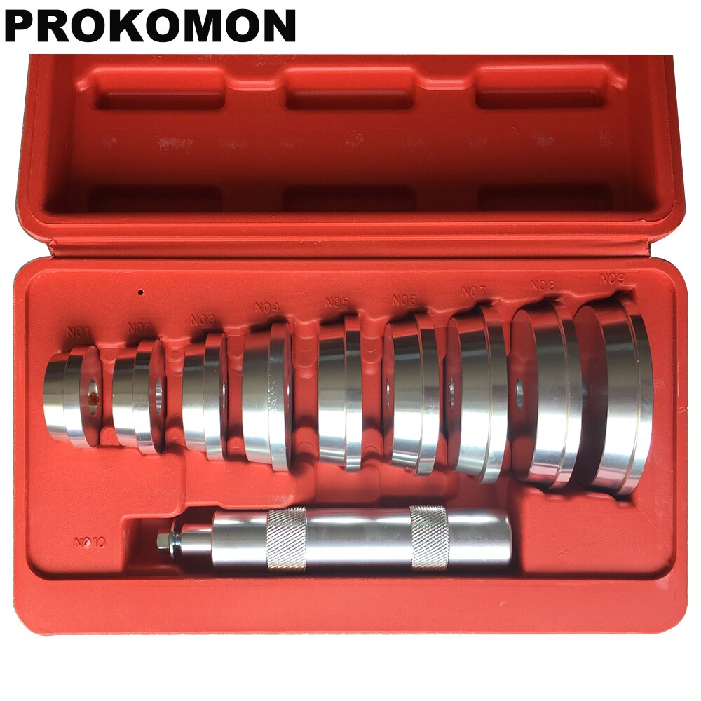 10Pcs Lager Race & Seal Driver Installer Set Remover Automotive