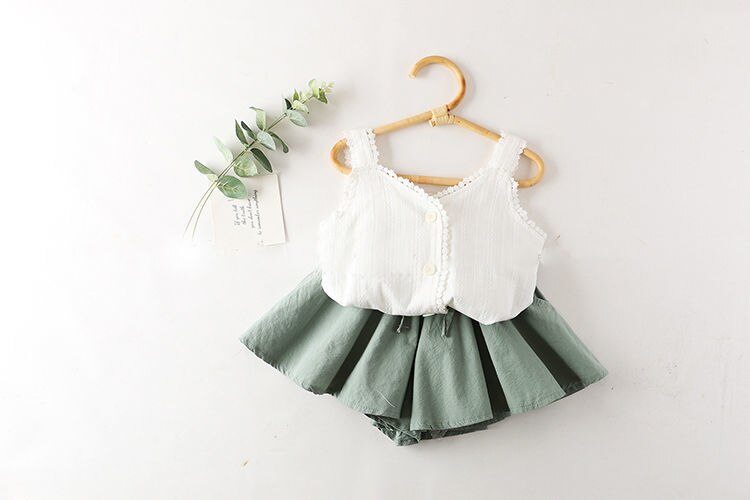 2022 estate nuova moda bambino neonate gonna pantaloncini di cotone abbigliamento per bambini pantaloncini spiaggia Casual pantaloncini allentati gonna E84
