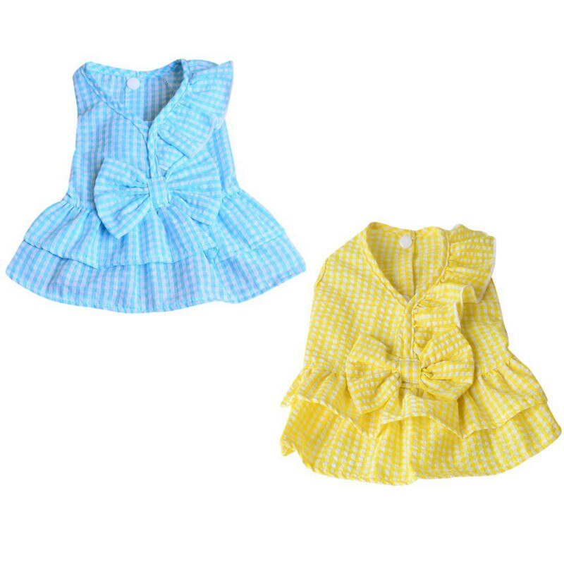 Vestido de cachorro vestido de verão para animais de estimação daisy imprimir roupas filhote de cachorro vestido de princesa saia para cães pequenos chihuahua