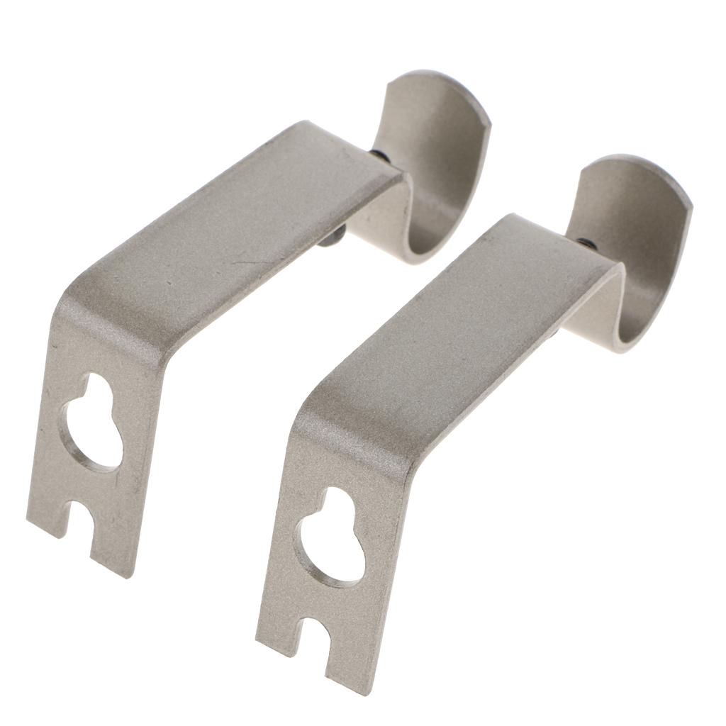 2 Stück Gardinen stangen wand halterung für Stange/Stange bis 15,88mm/0,62 Zoll Durchmesser