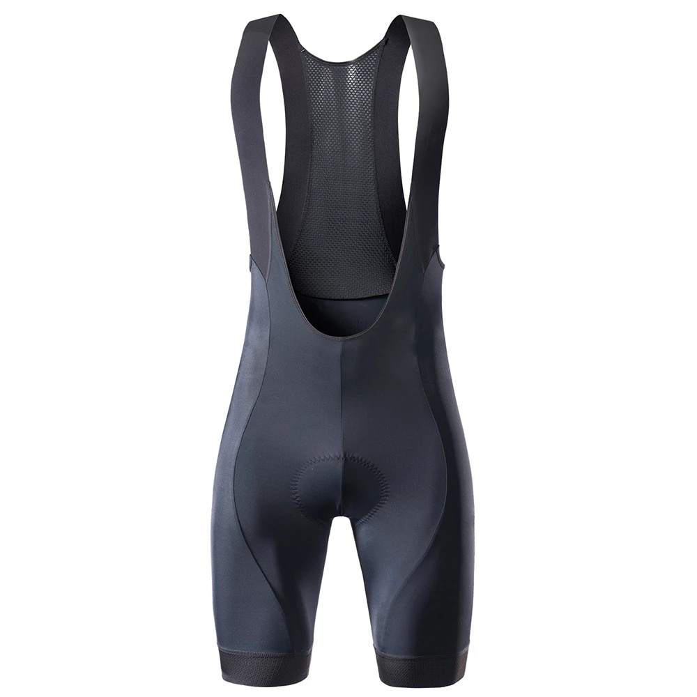 RION-pantalones cortos de Ciclismo para Hombre, con Culotte pechera, con interfaz elástica®Mallas transpirables para bicicleta de montaña, pantalones cortos con almohadilla de GEL