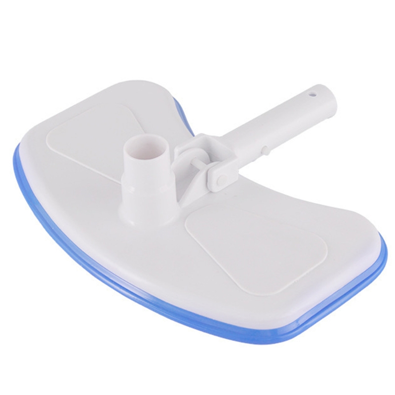 Ventouse de nettoyage de piscine bleu blanc 30.5x15cm, pour le nettoyage de piscines enterrées et hors sol