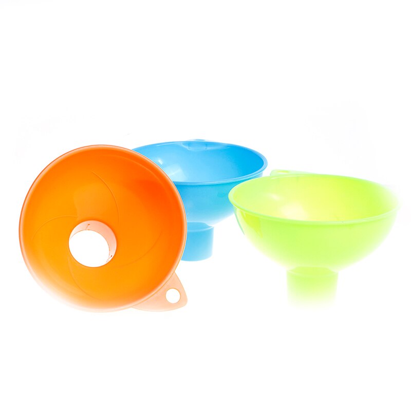 Kitchen Funnel - Wide Mouth Durable Plastic Reusable for Oil Fuel