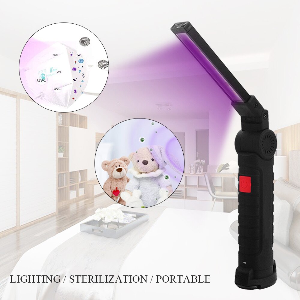 10W Handheld Ultraviolet Sterilisator Lamp Desinfectie Lamp Uv Sterilisator Draagbare Uvc Kiemdodende Staaf Bacteriedodende Lichten