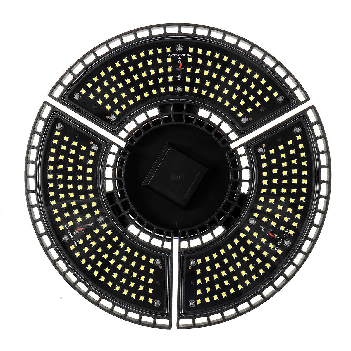 Super Bright E27 LED Garage Light Deformable Ceiling Light for Home Warehouse Workshop Folding Three-Leaf Deformation Lamp: 288LED 300W