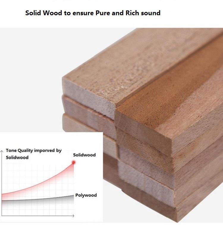 GECKO 17 Key Kalimba Thumb Piano Finger Percussion Music Camphor Wood Musical Instrument Mbira Likembe Sanza