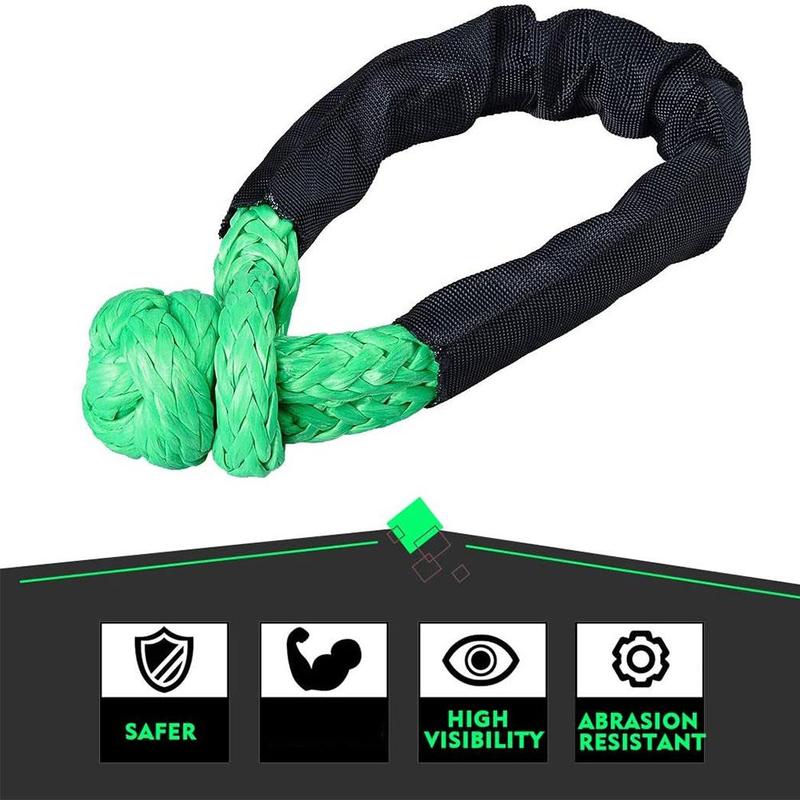 Soft shackles, rope shackle for offroad parts, shackle for yacht