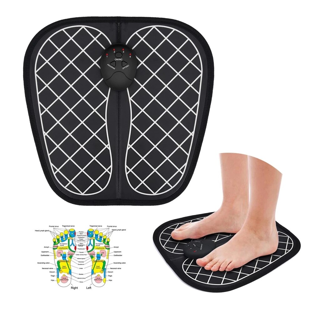 Fodmassager elektrisk ems fodmassager abs fysioterapi revitalisere pedicure fodvibrator trådløs fod muskelstimulator: Default Title