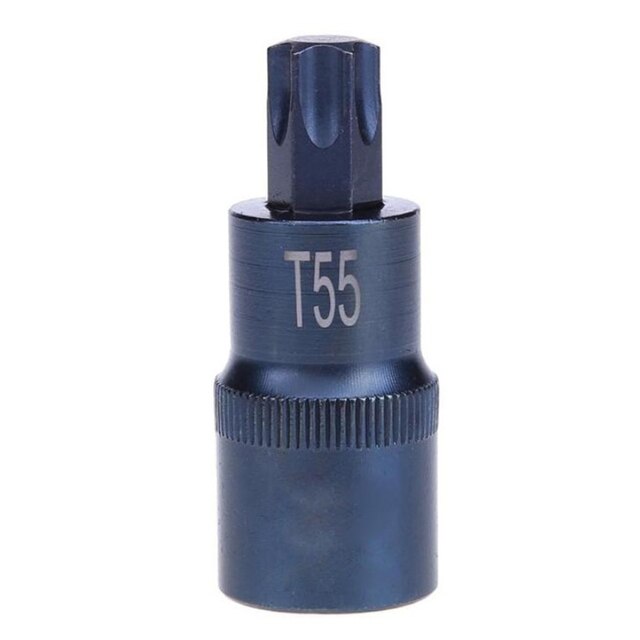 Torx Screwdriver Bit T30,T40, T45, T50 ,T55 ,T60, T70 Sockets Set Drill Adapter Impact Screwdriver Bit Hand Tools For Mechanics: T55