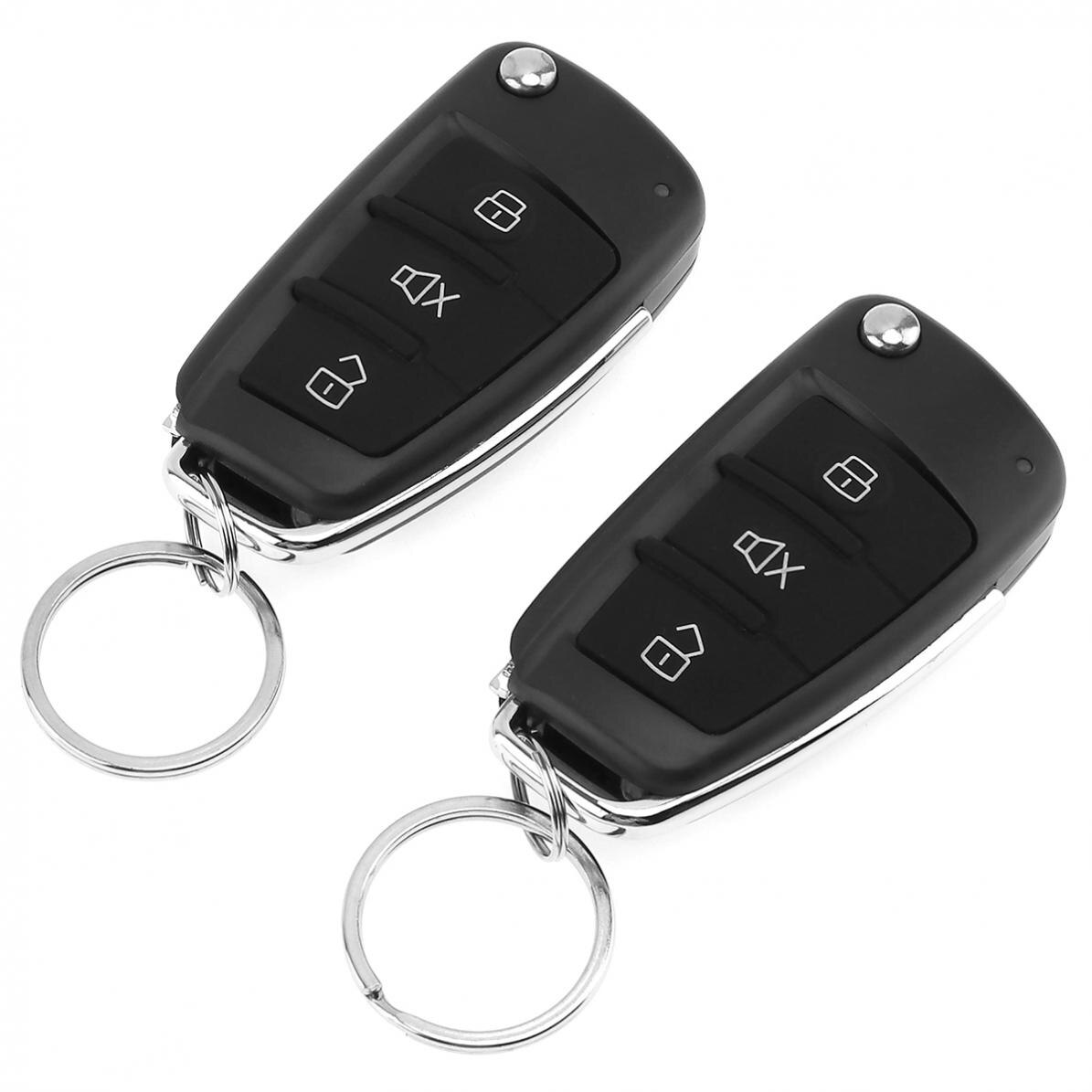 12V Car Alarm System Vehicle Keyless Entry System with Remote Control & Door Lock Automatically for Toyota