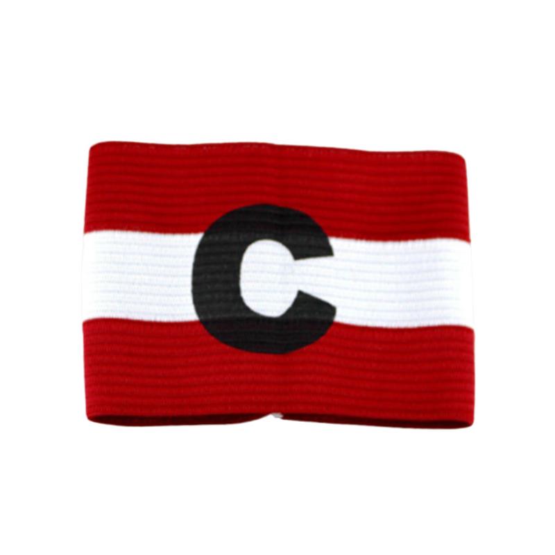 1 PCs Gekleurde Voetbal Captain Armband Team Armband Armband Groep Manchet Team Sport Voetbal Levert Armband: Red