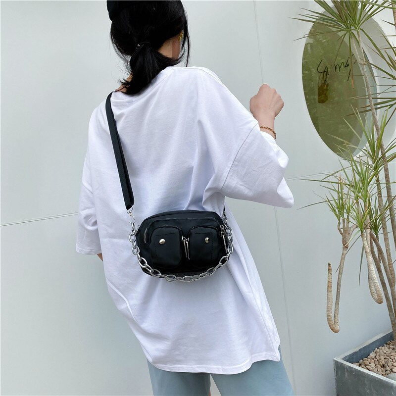 Women's Bag Running Bag Messenger Bag Summer Chest Bag Chain Mini Bag Women's Bag YUBAI