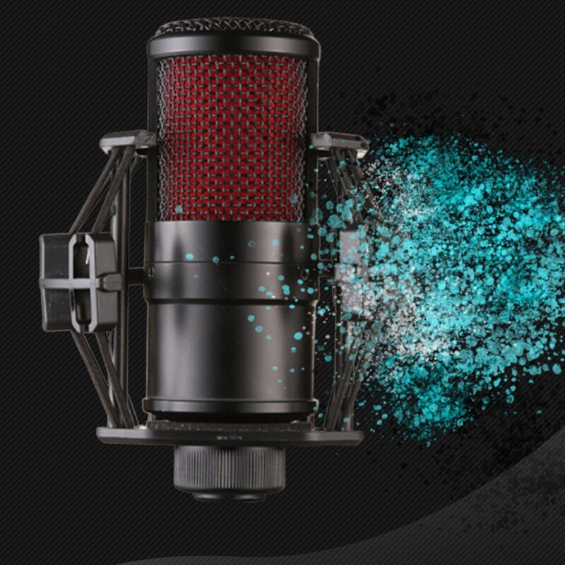 Shock Film Condenser Microphone Computer Phone K Songbao Recording Microphone Heart-Shaped Pointing Live Microphone: Default Title