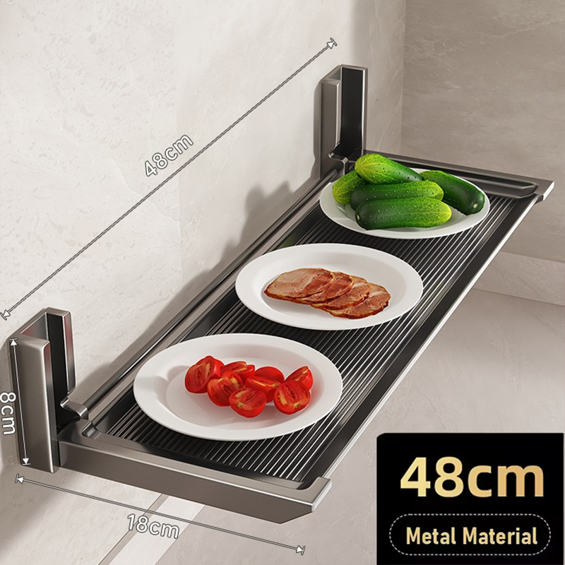 Rack de cozinha de parede, rack de armazenamento adesivo de rack de especiarias pendurado com ganchos organizador de pá de cozinha para casa e restaurante: Verde claro