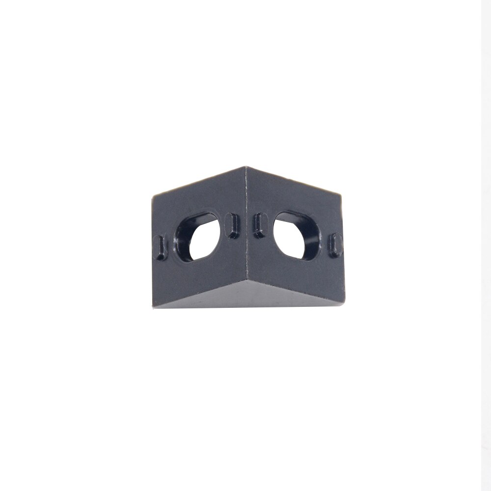 Corner Bracket Fitting Black Angle Aluminum Connector 2028 3030 3060 4040 4080 for Industrial Aluminum Profile