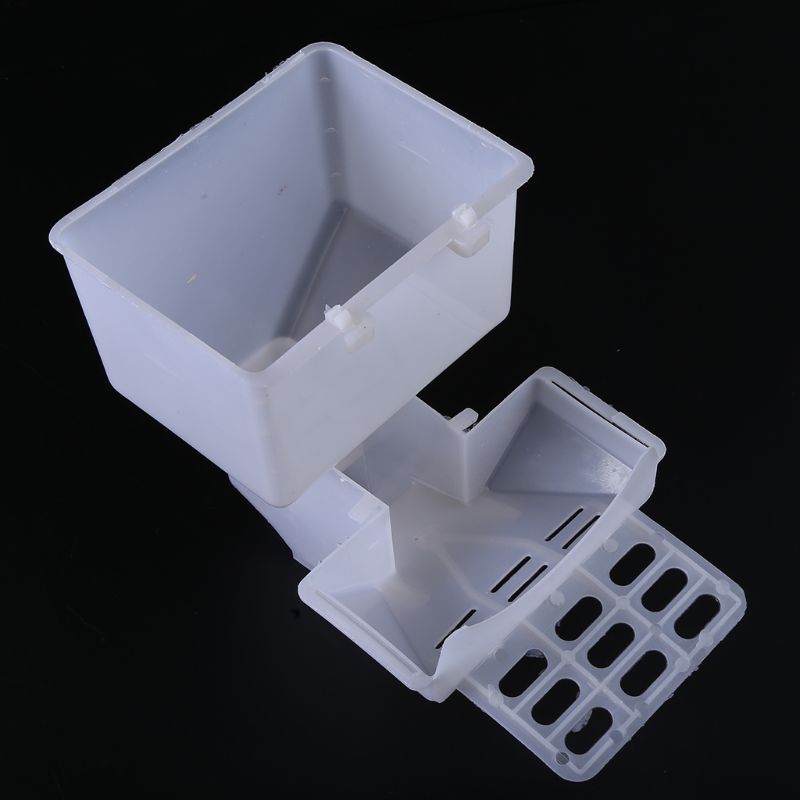 Pigeon Feeder Automatic Single Hole Feeding Case Birds Parrot Food Dispenser Device Box Plastic Food Container