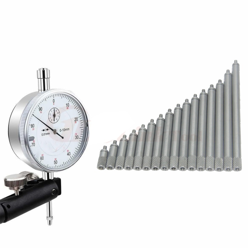 1Pcs M2.5 inside Thread L10-100mm Universal Dial Indicators Probe extension Rods For Dial Indicators Connecting Measuring Tools