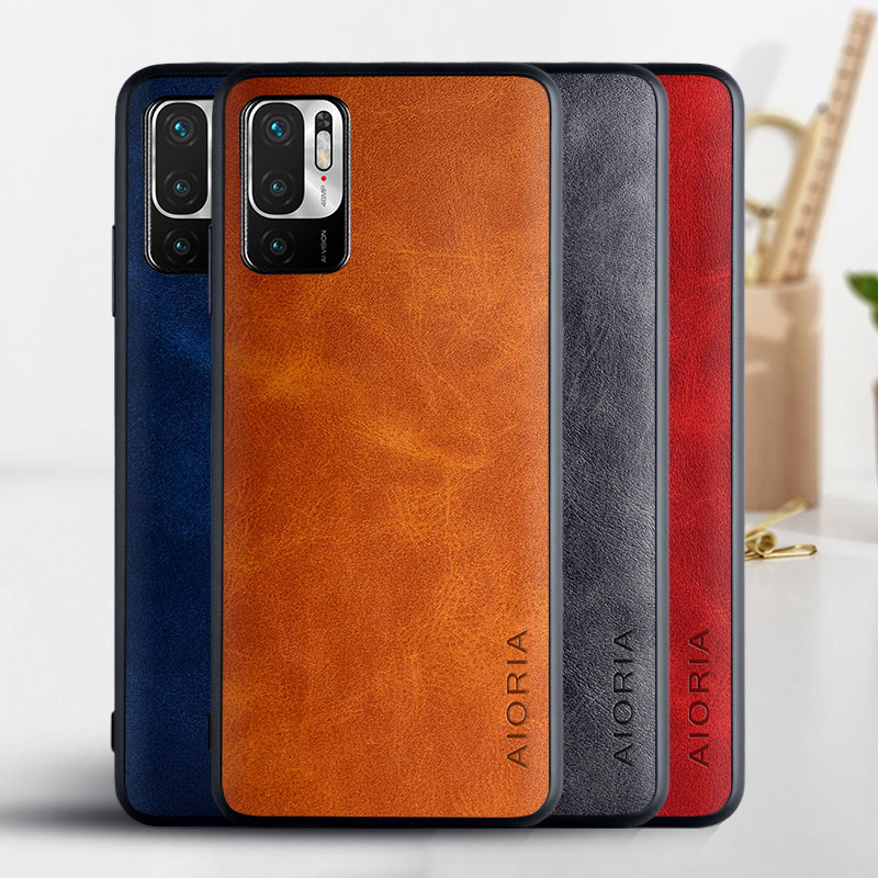 Telefoon Case Voor Xiaomi Poco M3 Pro 5G Coque Luxe Vintage Leather Skin Covers Voor Xiaomi Poco M3 Pro 5G Case Funda Capa