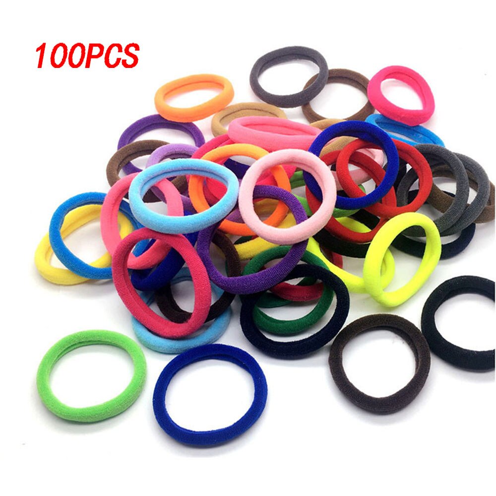 20Pcs Alle Meisjes Rubber Band Kinderen Snoep Kleur Elastische Haarband Kinderen Haaraccessoires Paardenstaart Houder Kinderen Haar: C