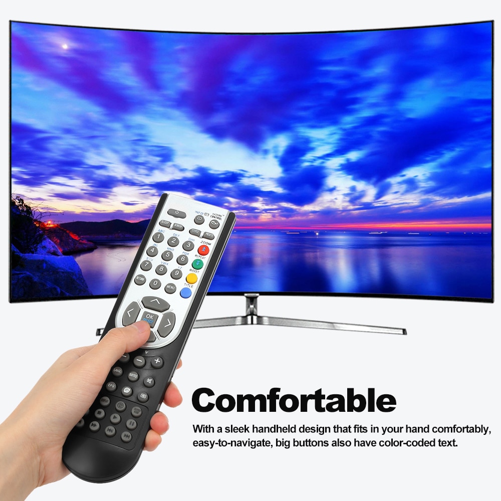 RC1900 Remote Control for OKI TV LCD LED Plasma Smart TV Remote Controller Black