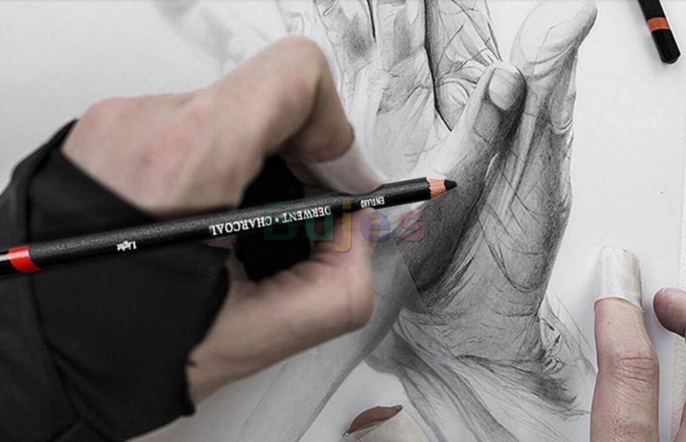 6pc/set Charcoal Sketch Pencil lapis de cor Charcoal Pen Student Art Sketch Painting Supply derwent Draw graphic pencil 0700838