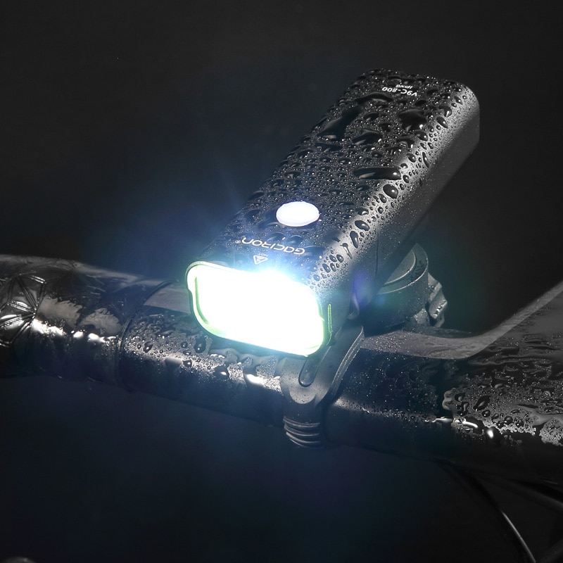 GACIRON-faro delantero para bicicleta V9C 800, con interruptor remoto de cable, IPX6 resistente al agua, recargable, para competición