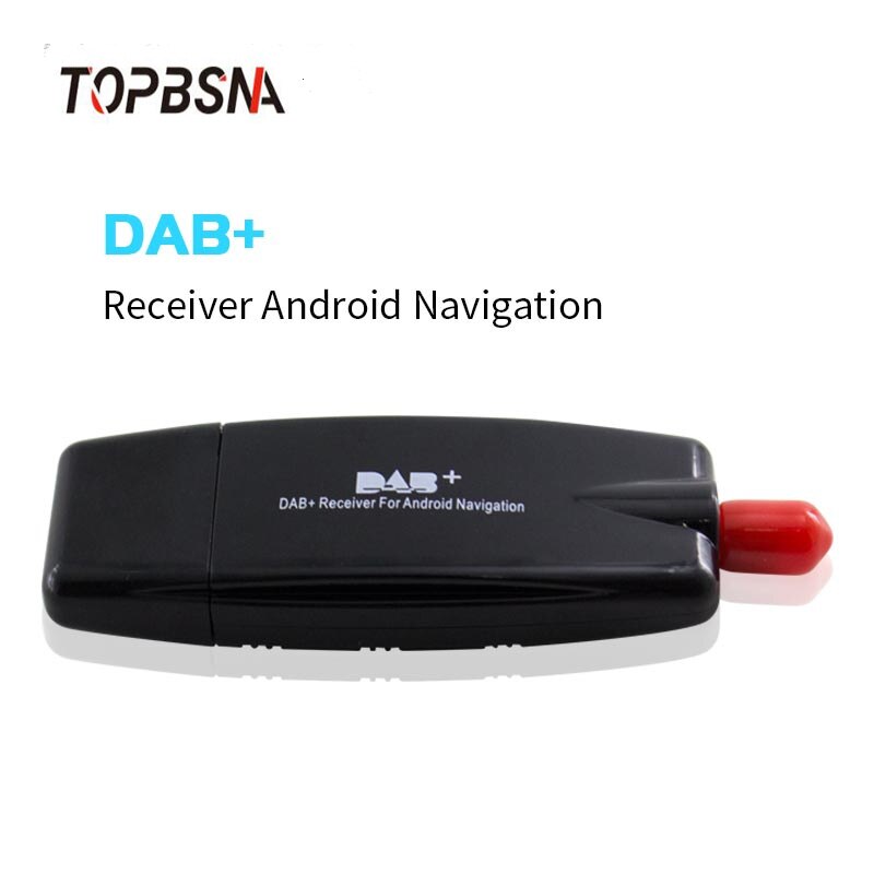 TOPBSNA Digital DAB+ Receiver android Navigation USB interface Antenna interface DAB Radio Tuner + Antenna For Android Car DVD