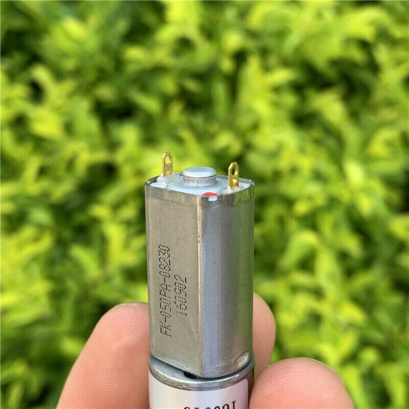 Micro 16MM Full Metal Gear Motor DC 3V 5V 6V 20RPM-55RPM Slow Speed High Torque DIY Robot