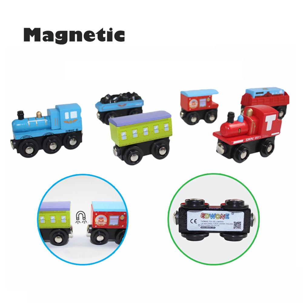 Legno Magnetico Treno Aereo di Legno Ferroviario Elicottero Auto Accessori Camion Giocattolo Per I Bambini Si Adattano In Legno nuovo Biro Tracce Regali