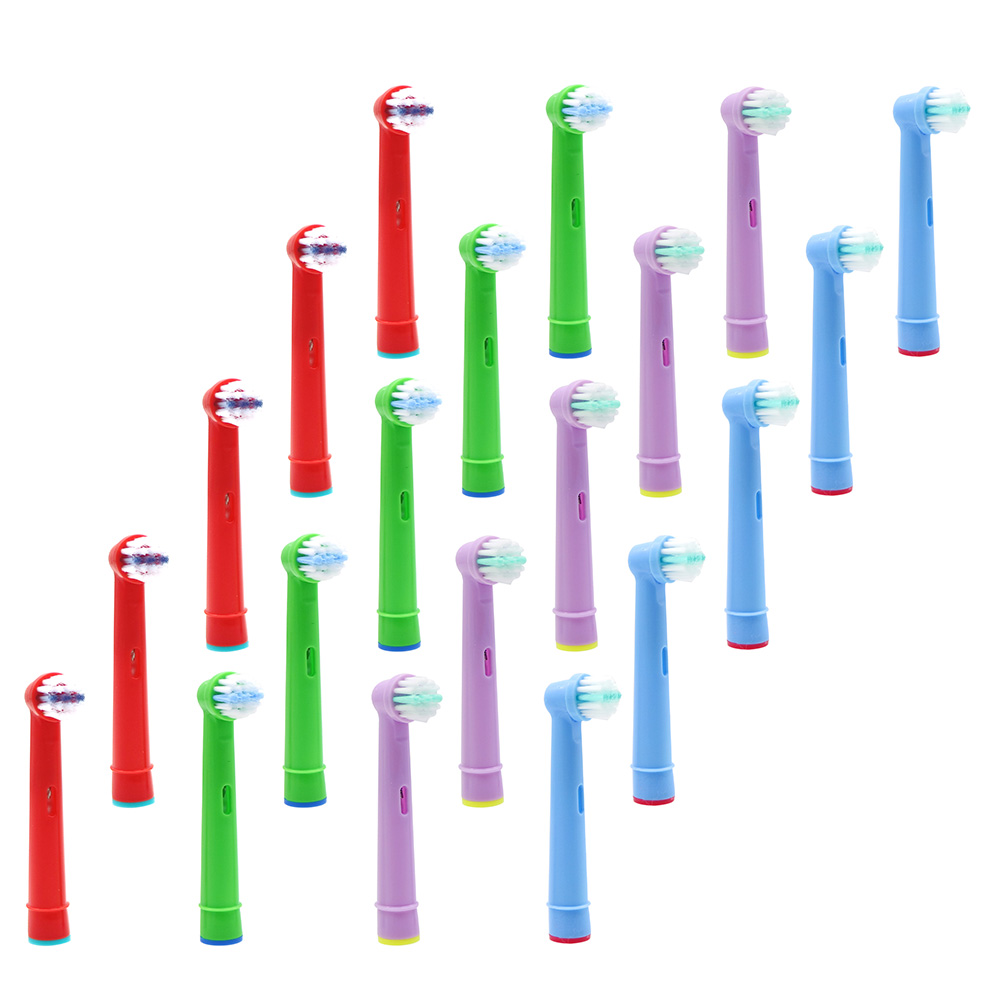 Cabezales de repuesto para cepillo de dientes eléctrico para niños, cabezales para Oral B EB-10A Pro Health stage, cuidado bucal, Exce 3D: Naranja
