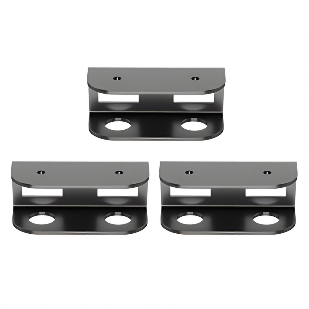3 stuks onder bureau laptop opslagbevestiging ergonomische laptophouder veelzijdige notebookstandaard multifunctionele draagbare laptopbeugel: Default Title