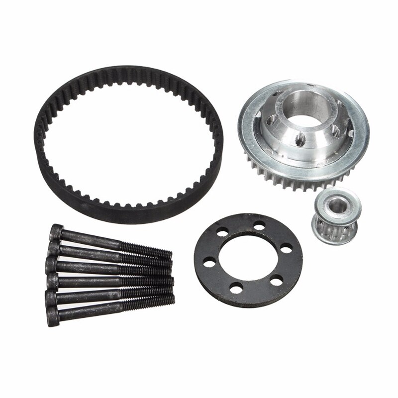 Kit de correas de 8m para patinete eléctrico, equipo de 5M, Kit de cinturones de 270mm y piezas de montaje de Motor Riserpad