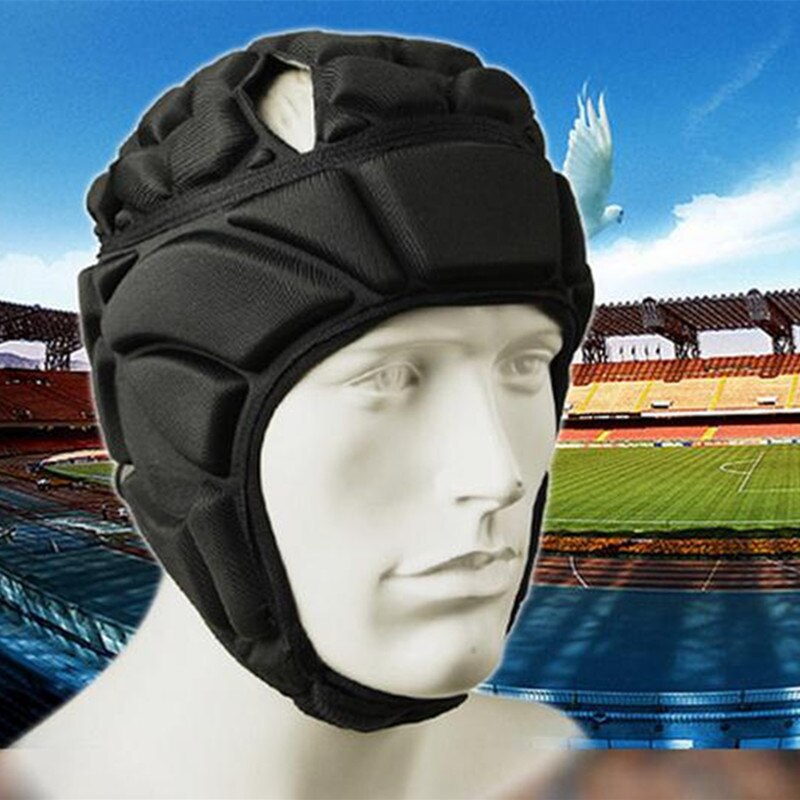 Men Women Profession Football Soccer Goalkeeper Helmet Sports Rugby Scrum Cap Head Guard Goalie Roller Hat Fiber Head Protector