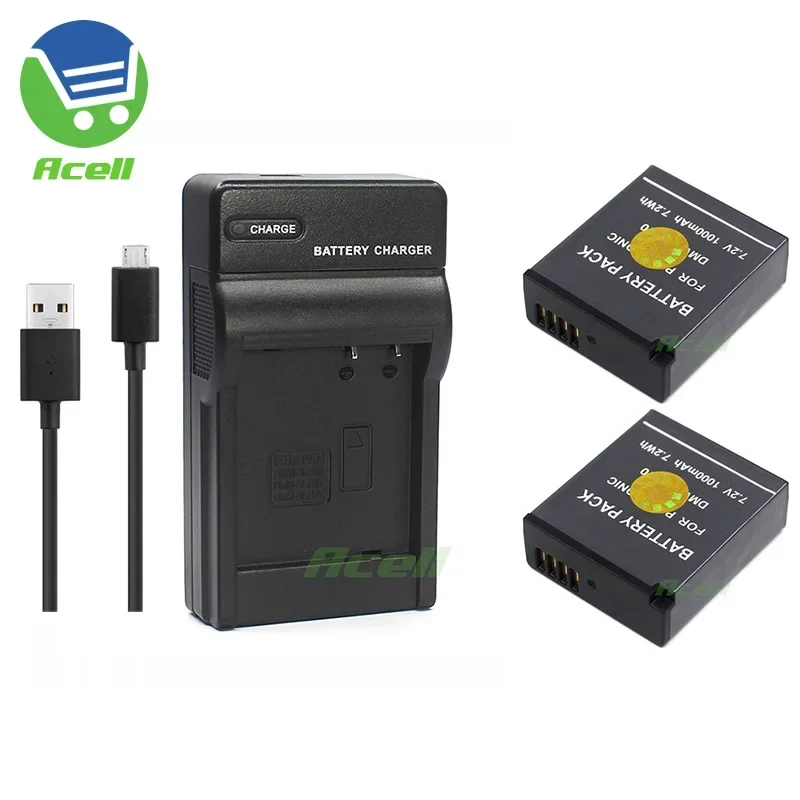 Battery + Charger For Leica BP-DC7 BP-DC7-E V-LUX 20 V-LUX 30 V-LUX 40