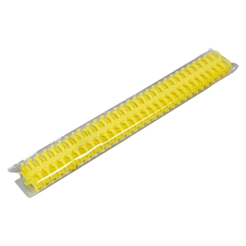 5Pcs 30 Gaten Boek Ring Loose Leaf Binder Spiral Ringen Binding Coil Stekels Plastic Notebook Binder Spiraal Coils Voor diy: Y-10