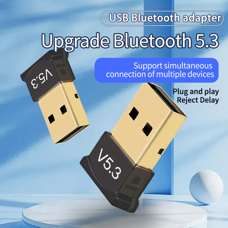 Computer Bluetooth Adapter 5.3 0 Desktop Notebook External USB Wireless Bluetooth Receiver Audio Transmitter