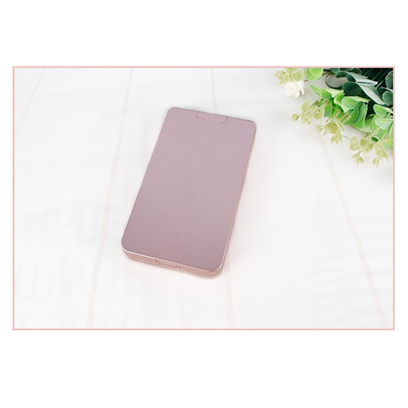 LED Makeup Mirror Portable Makeup Mirror Travel Mirror Stroage Box Makeup Organizer Mirror Box with Full Set Brushes