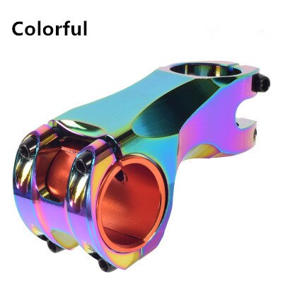 Honsun cykel frempind 28.6 * 31.8mm * 70mm cykel aluminium frempind road mountainbike tilbehør: Farverig