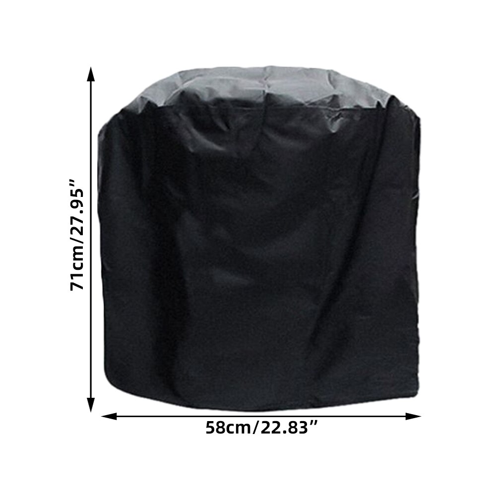 Grilltrekk Vanntett Grill Cover - Kraftig, UV-beskyttelse, Støv- og Regnbeskyttelse for Weber Rund & Firkantet: Runde 71 x 58cm
