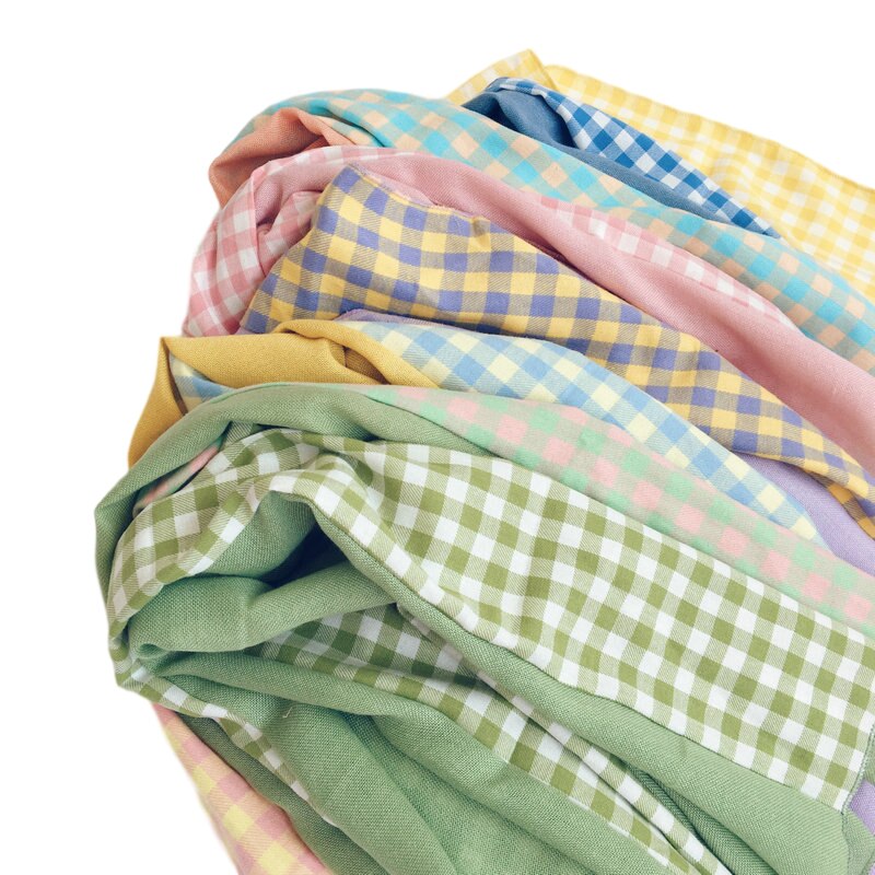 Écharpe à carreaux pour enfants, en coton, pour printemps et automne, pour filles et garçons, accessoires pour bébé